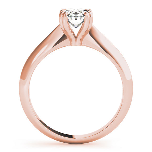 Ava Oval Lab Grown Diamond Solitaire Engagement Ring IGI Certified-VIRABYANI